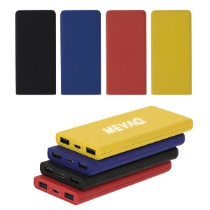 powerbank uri colorate cu suprafata cauciucata luminata led 21871