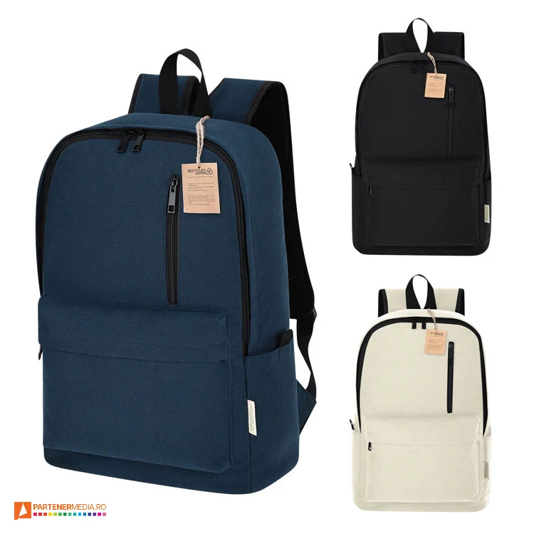 rucsacuri promotionale din bumbac reciclat cu multiple buzunare 21881