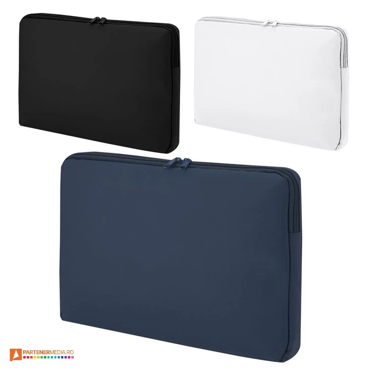 Huse pentru laptop de 15 inch si inchidere prin fermoar dublu huse promotionale de laptop cu fermoar dublu 21920