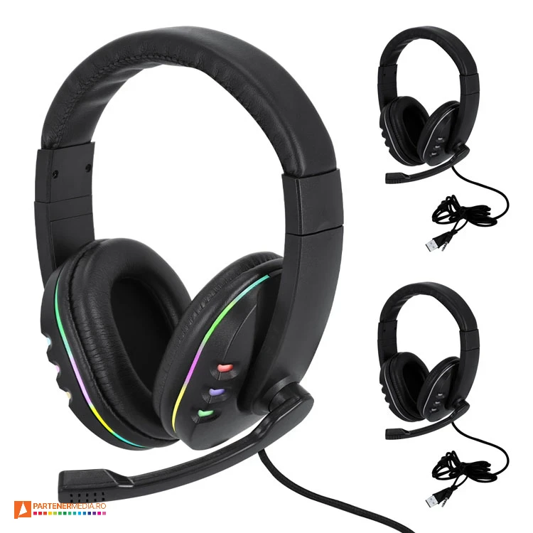 casti audio de gaming cu microfon pliabil 21947 casti audio de gaming cu microfon pliabil 21947 poza 1