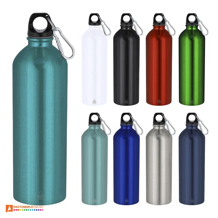 bidoane promotionale metalice de 800 ml cu carabina 22006 poza 1
