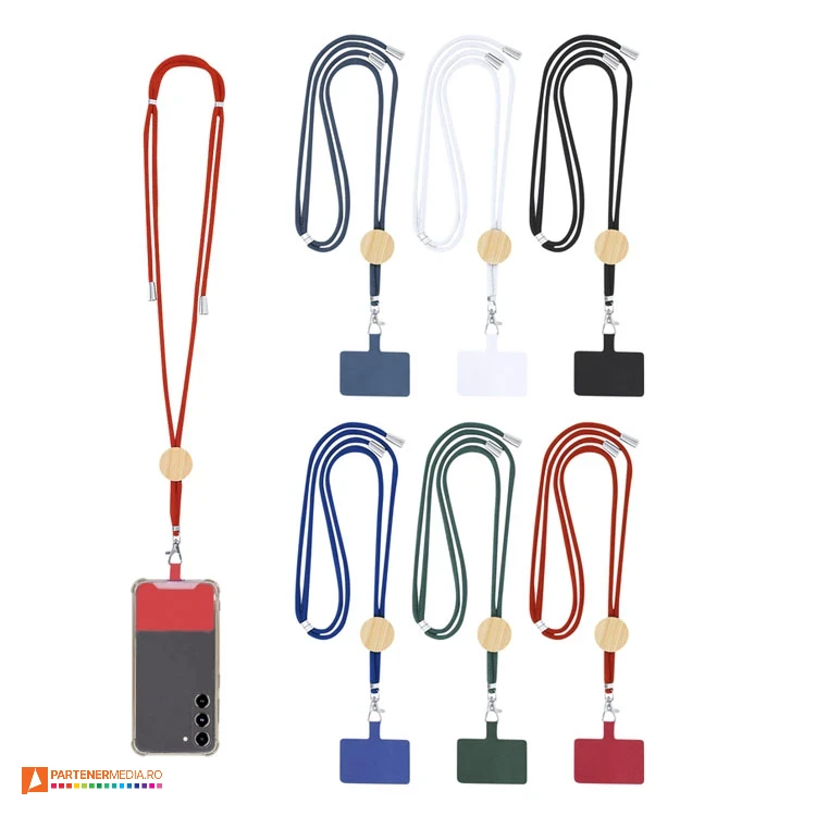 snururi lanyard colorate cu suport de telefon 22016 snururi lanyard colorate cu suport de telefon 22016 poza 1