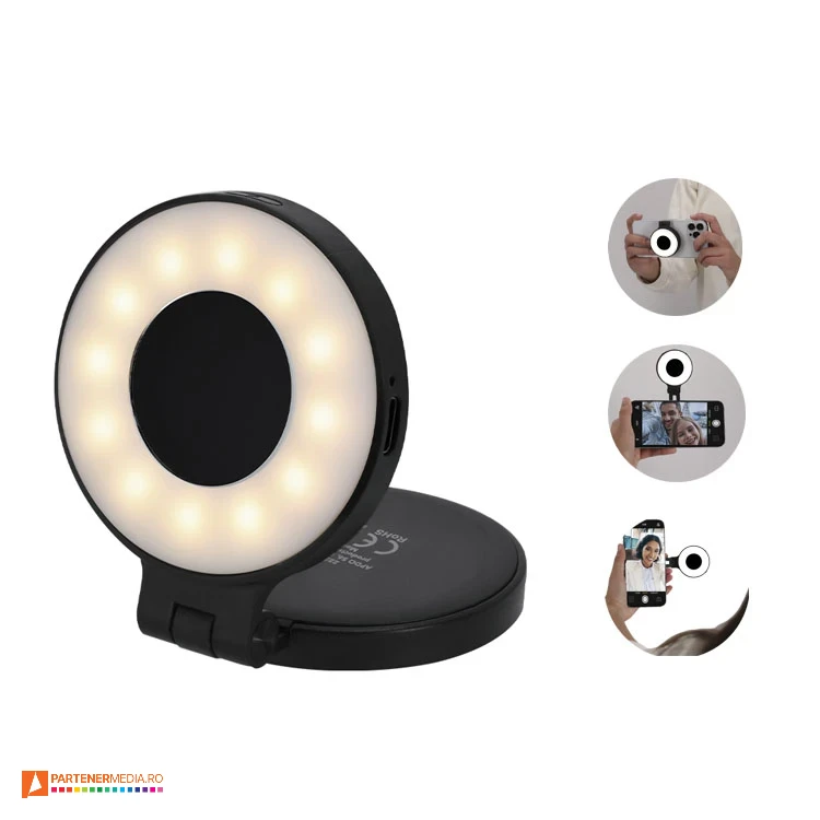 inele cu lumina led si suport pentru telefoane 22260 inele cu lumina led si suport pentru telefoane 22260 poza 1