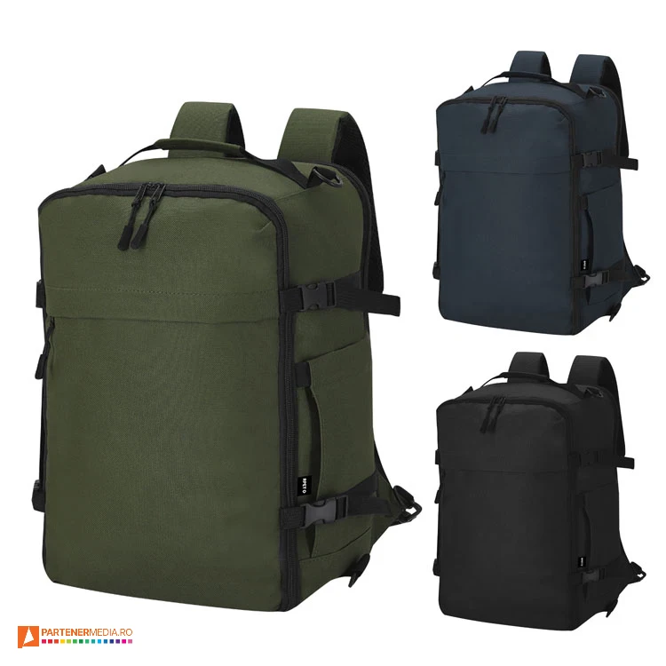 Rucsacuri de laptop cu curele laterale reglabile si doua buzunare frontale rucsacuri promotionale cu buzunar de laptop si compartiment antifurt 22323