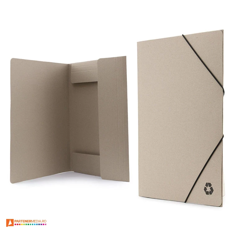 mape promotionale a4 din carton reciclat cu snururi elastice 2420 poza 1