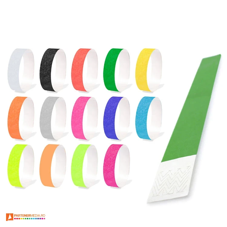 bratari colorate din tyvek pentru evenimente 3841