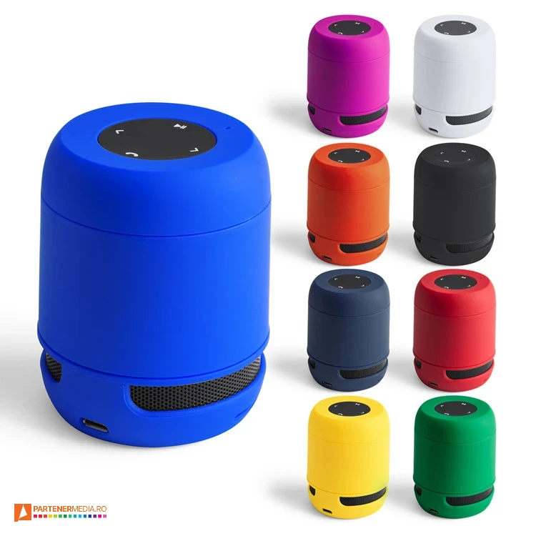 boxe audio wireless cu suprafata cauciucata colorata 4628