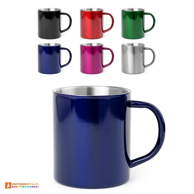 cani metalice colorate de 280 ml 4656 cani metalice colorate de 280 ml 4656 poza 1