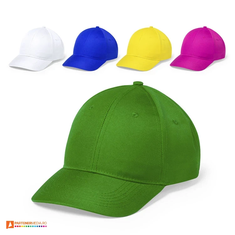 sepci colorate din poliester cu 6 panele 5226 poza 1