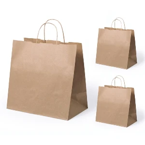 sacose promotionale din hartie cu burduf de 18 cm 5482