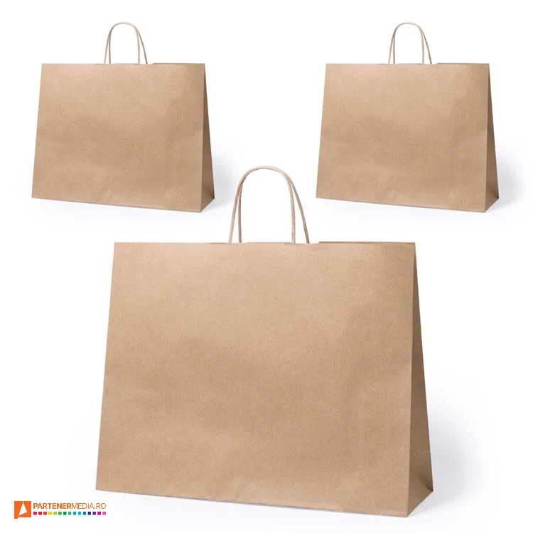 sacose mari din hartie cu burduf de 15 cm 5486