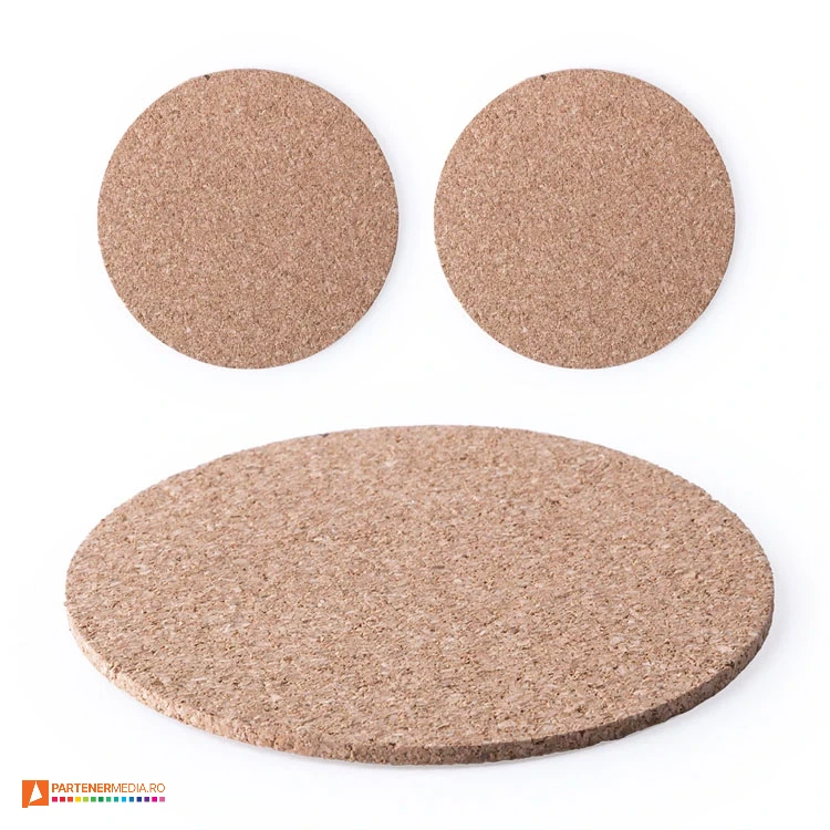 suporturi rotunde tip coaster din pluta 6005 suporturi rotunde tip coaster din pluta 6005 poza 1