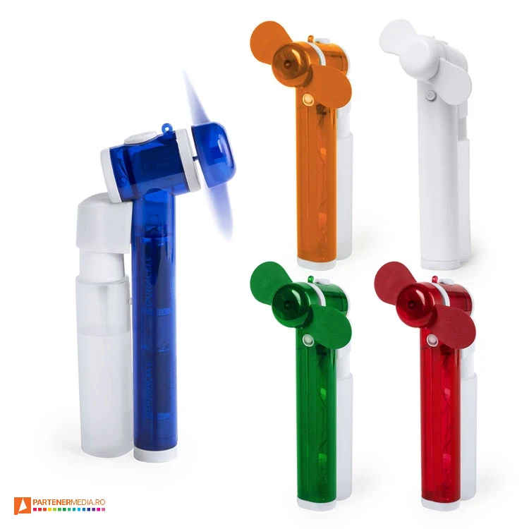 ventilatoare promotionale colorate cu recipient 6014 poza 1