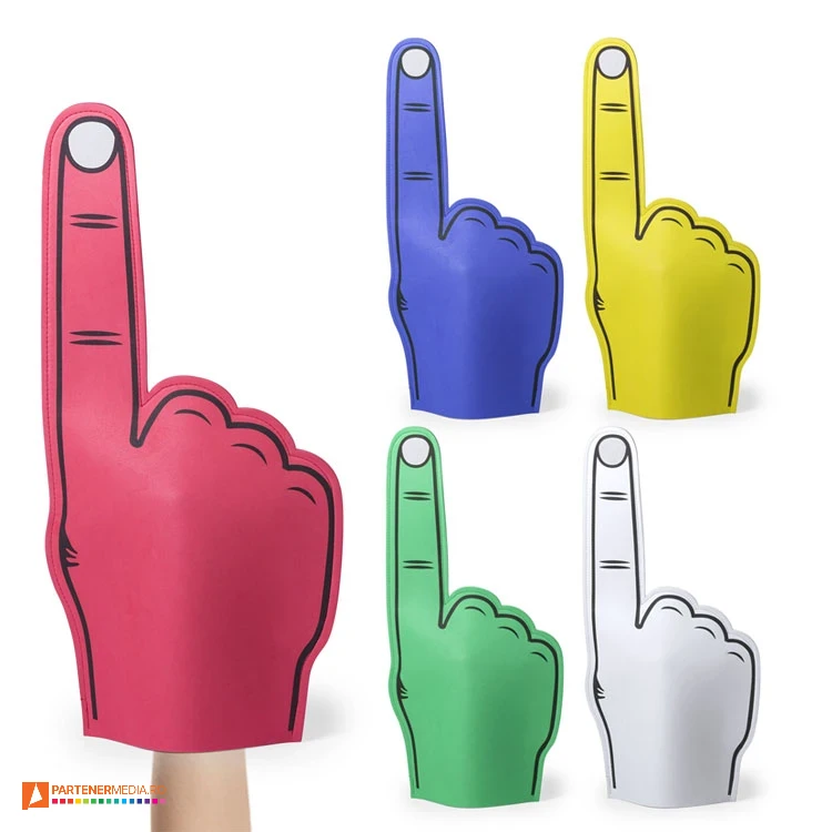 Maini colorate pentru suporteri cu dimensiuni 25 x 50 cm maini promotionale pentru suporteri 6066