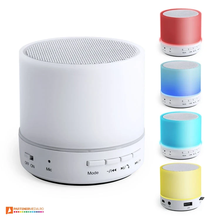 boxe audio portabile cu lumina led ambientala 6086