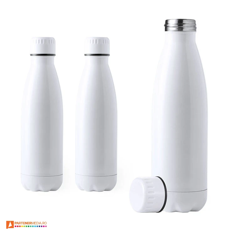 sticle albe promotionale din otel inoxidabil 6164 sticle albe promotionale din otel inoxidabil 6164 poza 1
