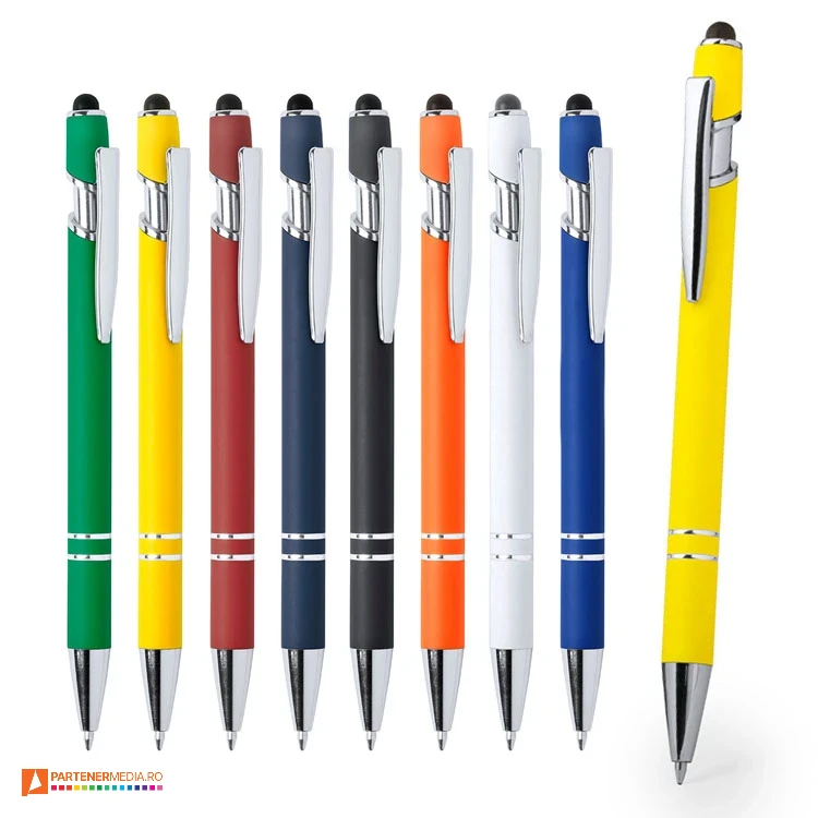 pixuri colorate cu suprafata colorata si varf touch pen 6367 pixuri colorate cu suprafata colorata si varf touch pen 6367 poza 1