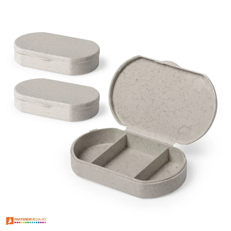 cutii ecologice pentru pastile cu 3 compartimente 6382 cutii ecologice pentru pastile cu 3 compartimente 6382 poza 1