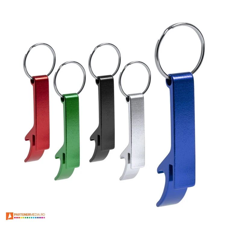 brelocuri metalice promotionale cu desfacator de sticle 6446 poza 1