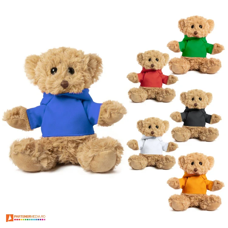 ursuleti din plus promotionali cu tricou din bumbac colorat 6497 poza 1