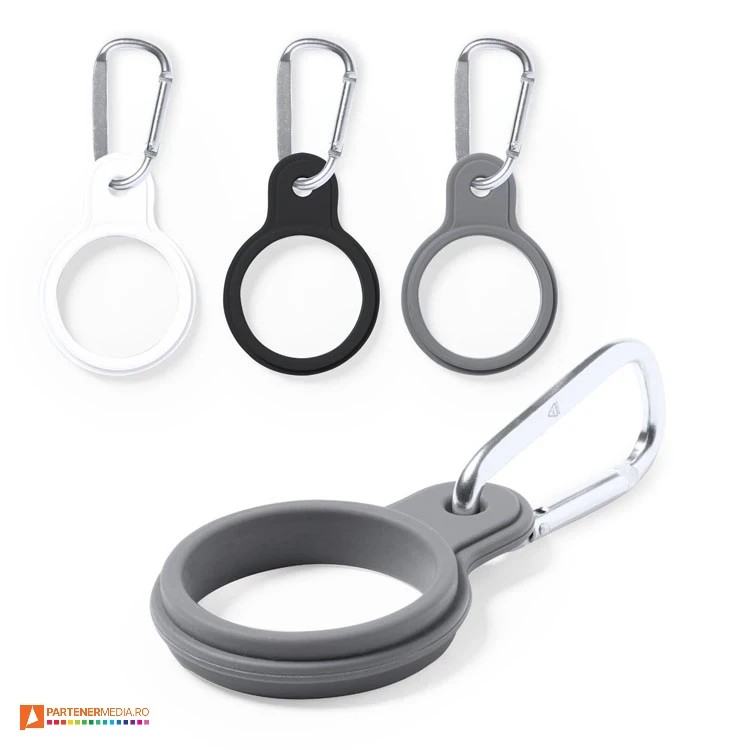 suporturi de sticle din silicon cu carabina metalica 6499 poza 1