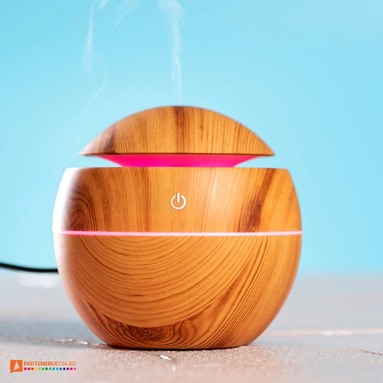 umidificatoare promotionale cu lumina ambientala 6515 umidificatoare promotionale cu lumina ambientala 6515 poza 1