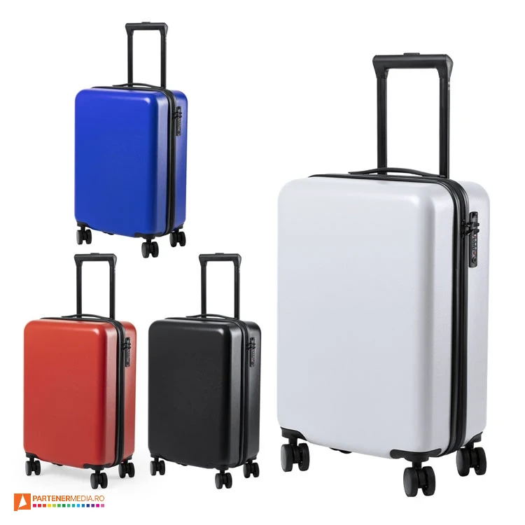 trolere promotionale din plastic cu 4 roti si maner telescopic 6556 trolere promotionale din plastic cu 4 roti si maner telescopic 6556 poza 1