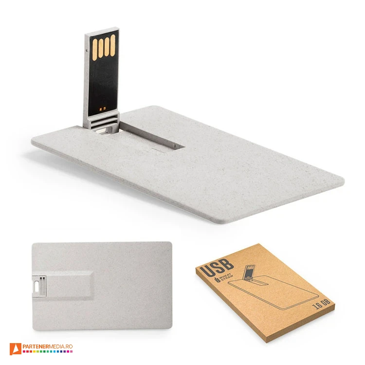 carduri memory stick usb din plastic biodegradabil de 16 gb 6559 poza 1