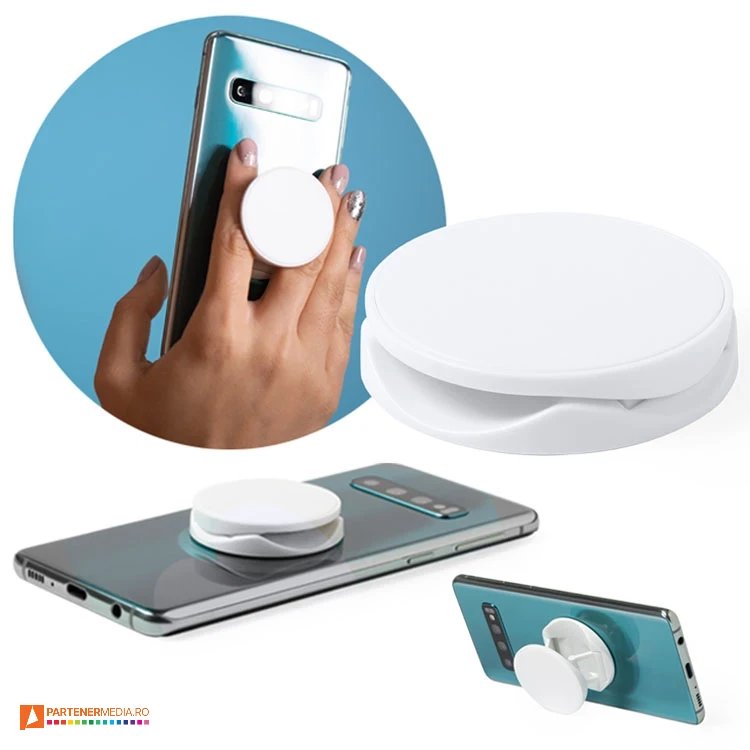suporturi rotunde pentru telefoane din plastic biodegradabile 6591 suporturi rotunde pentru telefoane din plastic biodegradabile 6591 poza 1