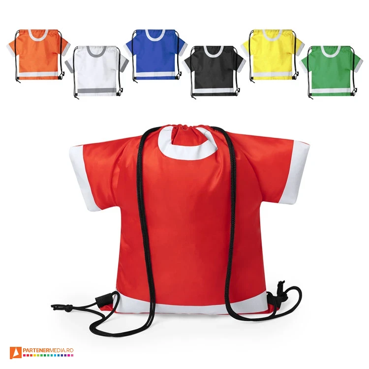 rucsacuri drawstring colorate cu forma de tricou 6632 rucsacuri drawstring colorate cu forma de tricou 6632 poza 1