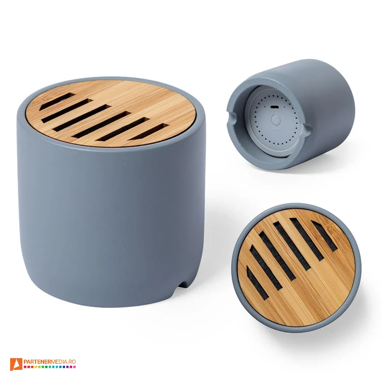 Boxe audio promotionale cu putere de 3 W si cablu de incarcare micro USB boxe audio promotionale wireless de 300 mah 6700