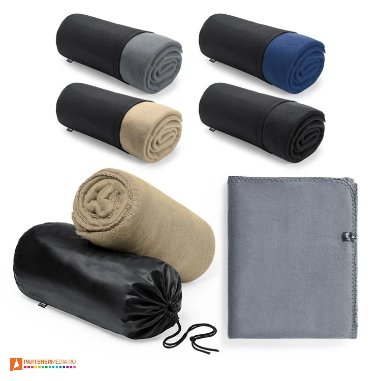 paturi promotionale fleece cu husa de transport 6748