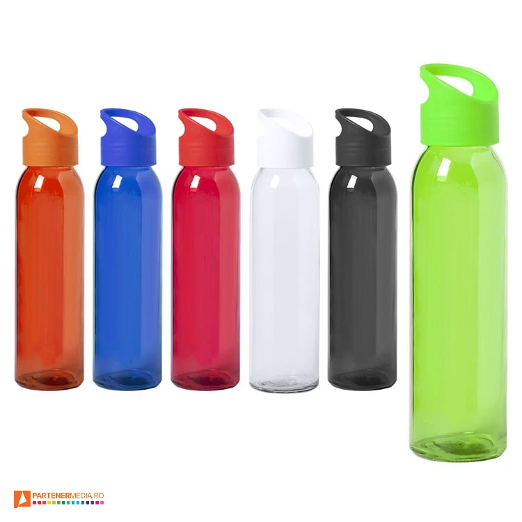 bidoane transparente colorate din sticla de 470 ml 6868 bidoane transparente colorate din sticla de 470 ml 6868 poza 1