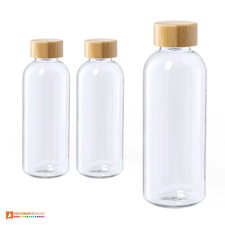 bidoane transparente din plastic de 600 ml 6874 poza 1
