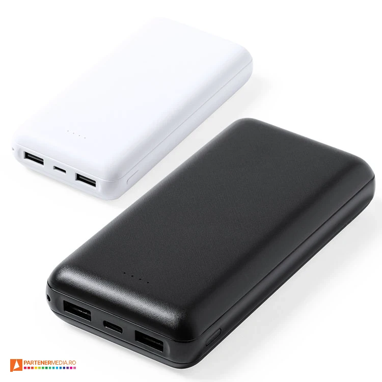 powerbank uri promotionale de 20000 mah cu porturi usb a si usb c 6892 powerbank uri promotionale de 20000 mah cu porturi usb a si usb c 6892 poza 1