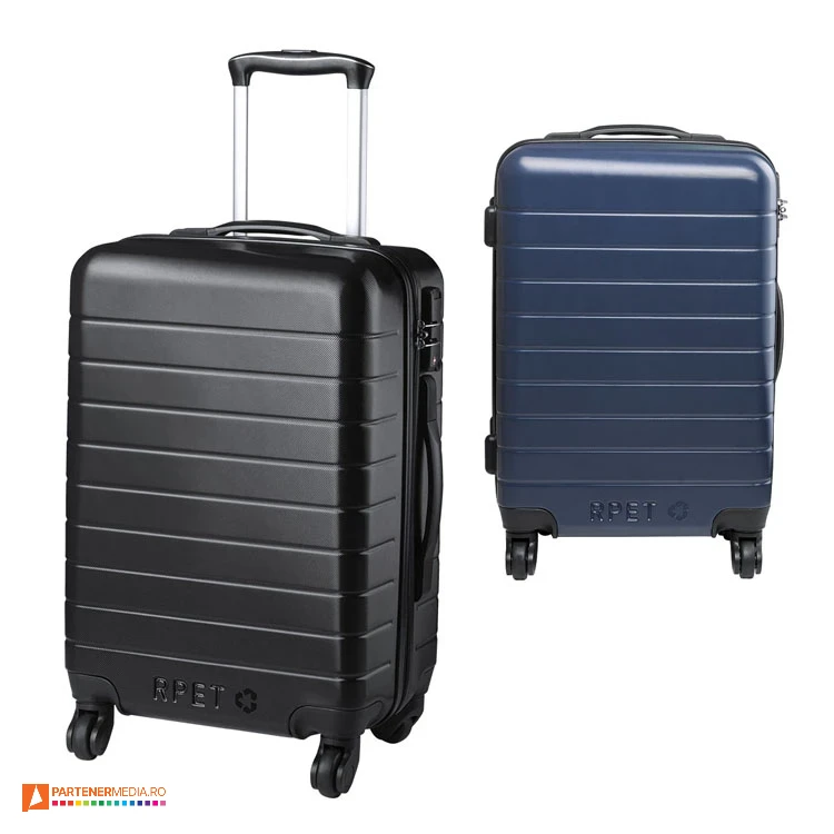 trolere promotionale din plastic reciclat cu 4 roti 6919 trolere promotionale din plastic reciclat cu 4 roti 6919 poza 1