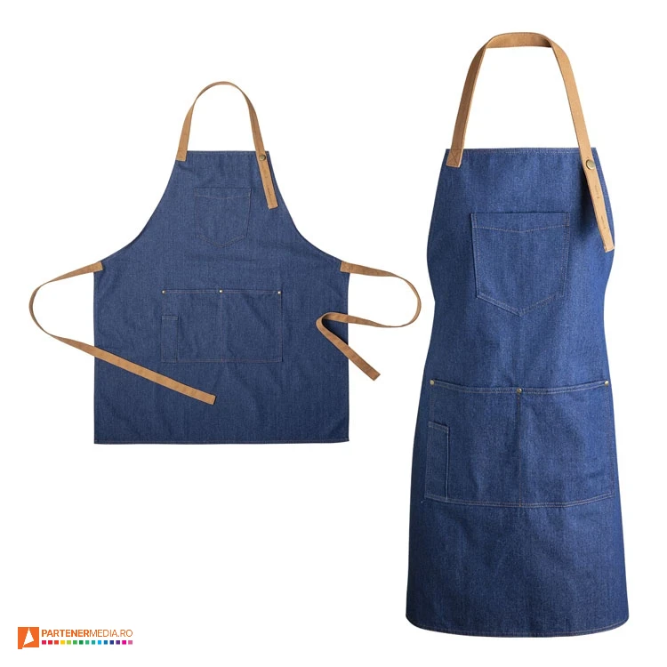 sorturi promotionale din denim cu pieptar 6954 poza 1