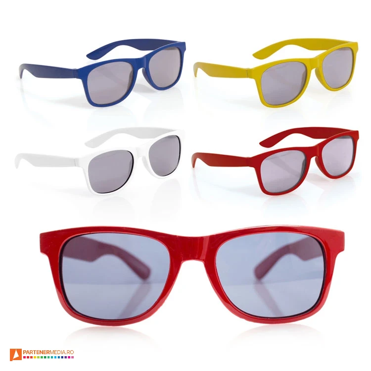 ochelari de soare pentru copii cu rame colorate din plastic 7003 ochelari de soare pentru copii cu rame colorate din plastic 7003 poza 1