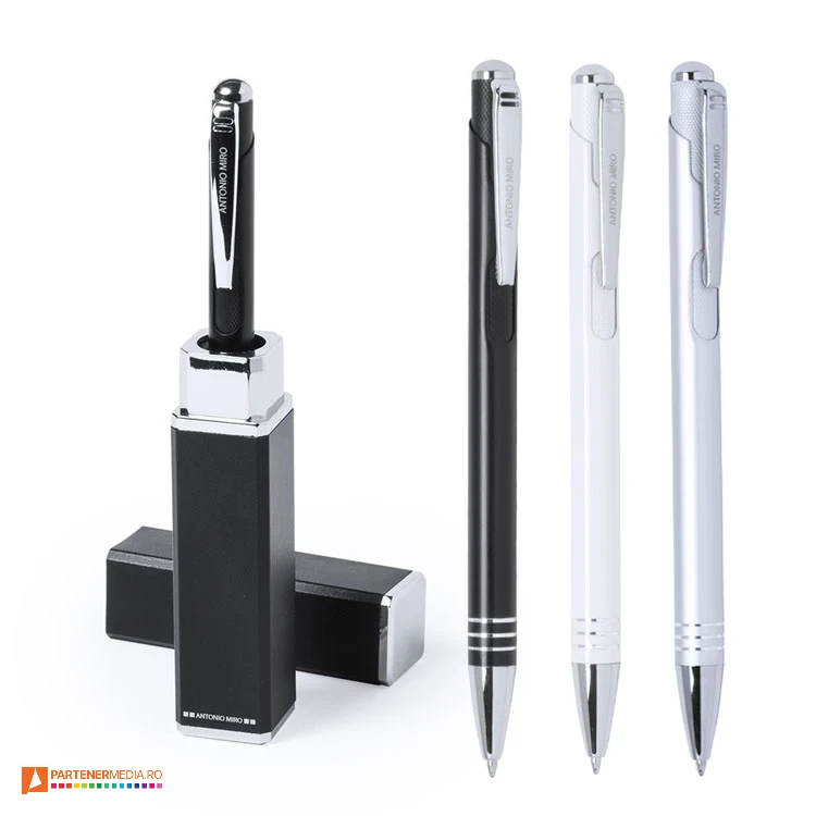 pixuri metalice antonio miro cu etui metalic 7335 poza 1