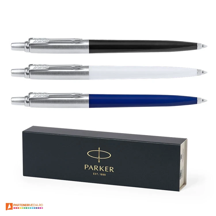 pixuri parker metalice cu pasta neagra de scris 7394 poza 1