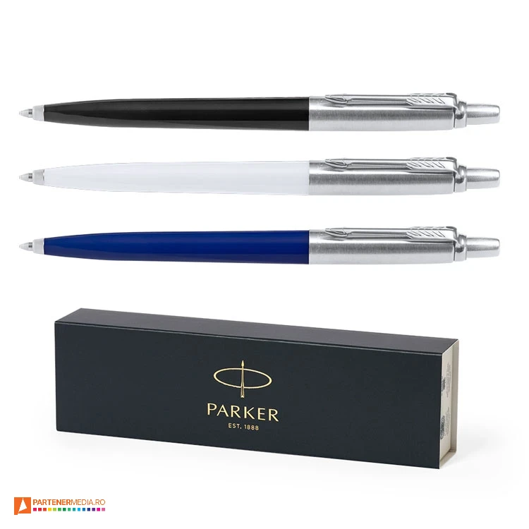 pixuri metalice parker cu pasta albastra de scris 7395 pixuri metalice parker cu pasta albastra de scris 7395 poza 1