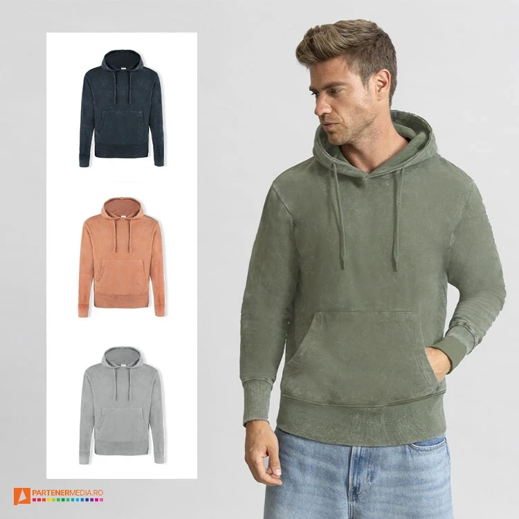 hanorace promotionale unisex cu buzunar marsupiu 8011 poza 1