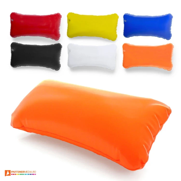 Perne gonflabile colorate din plastic cu dimensiuni 30 x 15 x 7 cm perne gonflabile colorate din pvc 9589