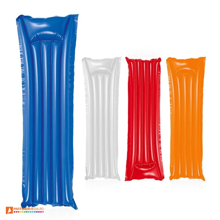 Saletele gonflabile din plastic disponibile in patru culori saltele promotionale de plaja cu design clasic 9961