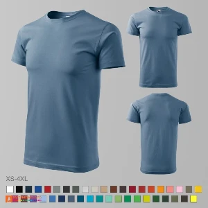 tricouri albastru denim pentru barbati ad129 poza 5