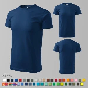 tricouri bleumarin din bumbac pentru barbati ad129 poza 7