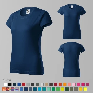 tricouri bleumarin promotionale din bumbac pentru dame ad134 poza 7