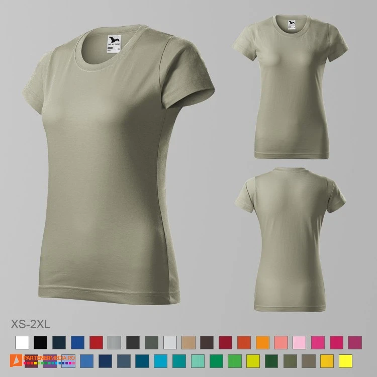 tricouri khaki promotionale din bumbac pentru dame ad134 poza 16