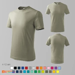 tricouri khaki deschis din bumbac pentru copii ad138 poza 11