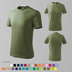 tricouri khaki inchis pentru copii ad138 poza 12